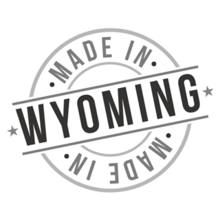 Made In Wyoming Stamp Sticker