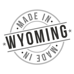 Made In Wyoming Stamp Sticker
