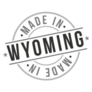 Made In Wyoming Stamp Sticker