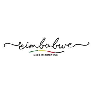 Made In Zimbabwe Handwritten Sticker