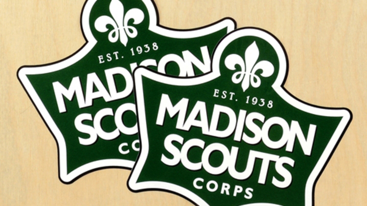 Madison Scouts Corp Custom Die Cut Stickers