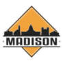 Madison, Wi, Usa Skyline Logo Sticker