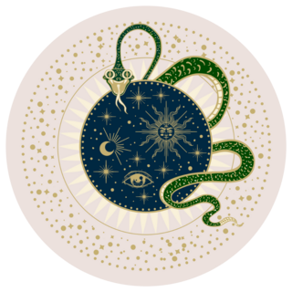 Magic Celestial Snake Sticker