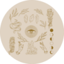 Magic Occultism Fortune Telling Eye Sticker