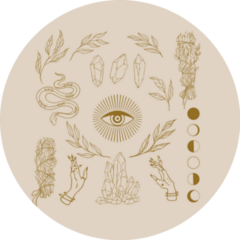 Magic Occultism Fortune Telling Eye Sticker