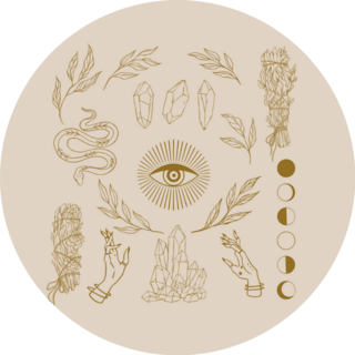 Magic Occultism Fortune Telling Eye Sticker