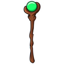 Magic Staff Wizard Sticker