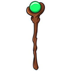 Magic Staff Wizard Sticker
