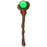 Magic Staff Wizard Sticker