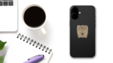 Magical Astrology Hands Illustration Sticker on a Phone (New) example