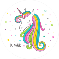 Magical Unicorn Head Sticker