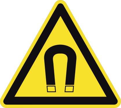 Magnetic Field Sign Sticker