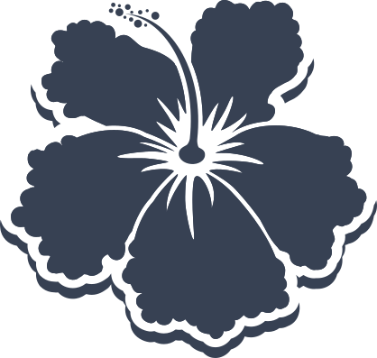 Magnificent Hibiscus Flower Sticker