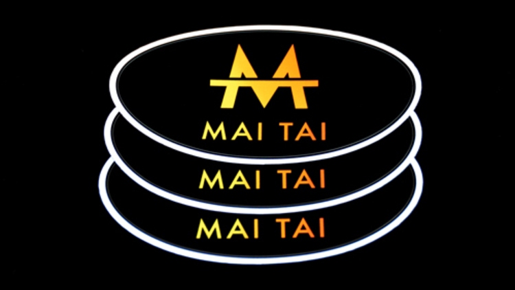 Mai Tai Oval Sticker