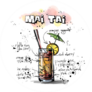 Mai Tai Sticker