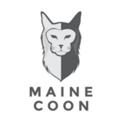 Maine Coon Logo Sticker