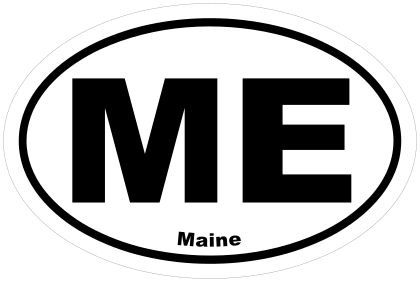 Maine Stickers and Decals | Free Shipping