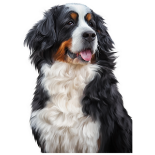 Majestic Bernese Sticker