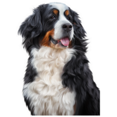 Majestic Bernese Sticker