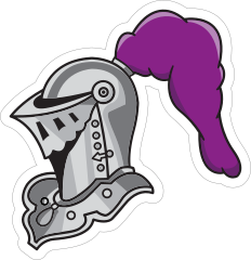 Majestic Knight Mascot Sticker