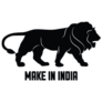 Make In India Lion Logo Sticker