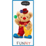 Make It Funny Bear Clown Sticker