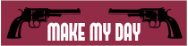 Make My Day Customizable Bumper Sticker