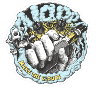 Make The Clouds Vape Sticker