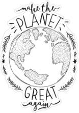 Make The Planet Great Again Sticker