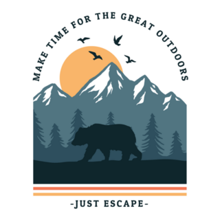 Make Time For The Great Outdoors Sticker