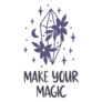 Make Your Magic Celestial Crystal Sticker
