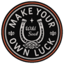 Make Your Own Luck Horseshoe Sticker