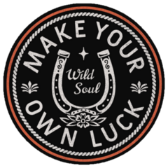 Make Your Own Luck Horseshoe Sticker