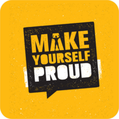 Make Yourself Proud Workout Sticker