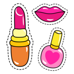 Makeup Beauty Nail Polish Sticker