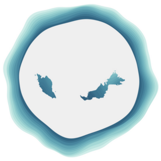 Malaysia Badge Of The Country Sticker