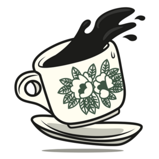 Malaysiaan And Singapore Traditional Oriental Coffee Sticker