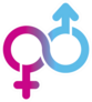 Male And Female Limitless Symbol Sticker