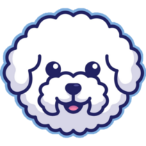 Maltese Avatar Blue Sticker
