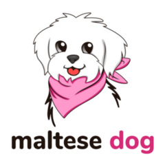 Maltese Dog Sticker
