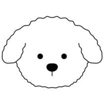 Maltese Drawing Sticker