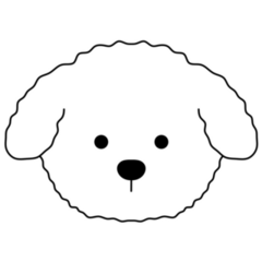 Maltese Drawing Sticker