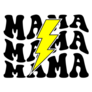 Mama Lightning Bolt Sticker
