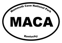 Mammoth Cave National Park Oval Sticker