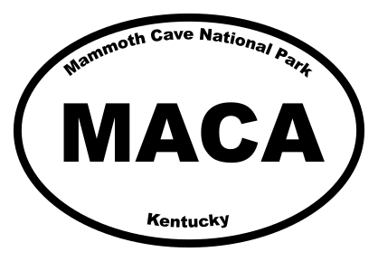 Mammoth Cave National Park Oval Sticker