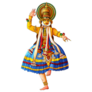 Man Performing Kathakali Classical Dance Of Kerala, India Sticker