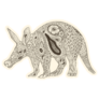Mandala Animal Aardvark Sticker