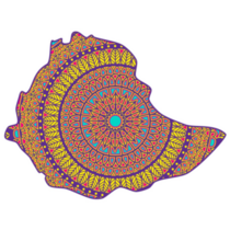 Mandala Ethiopia Sticker