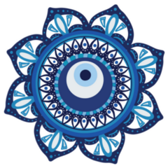 Mandala Greek Evil Eye Beautiful Sticker