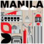 Manila Abstract Sticker
